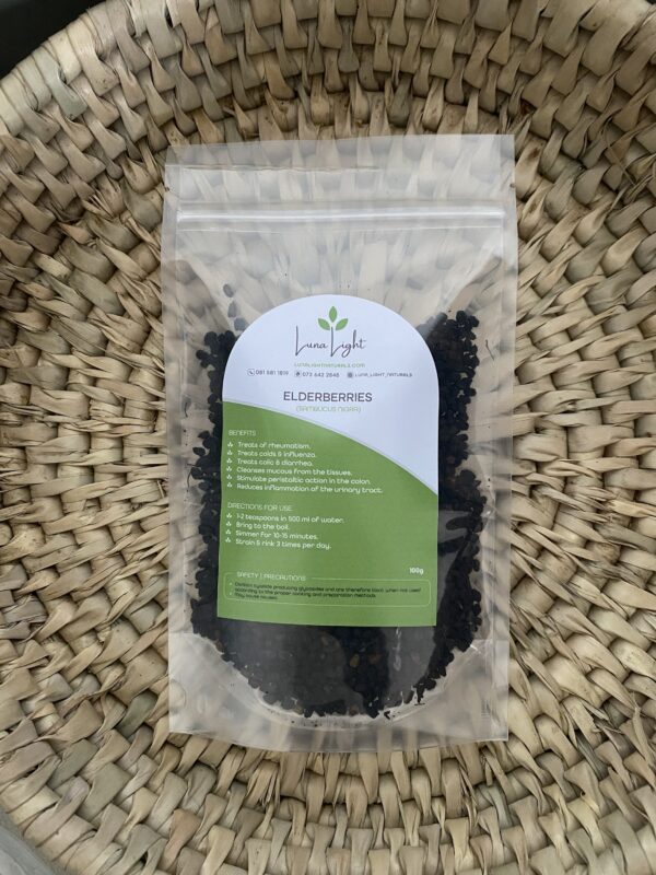 100g Dried Elderberries